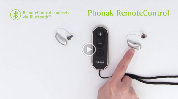 Dálkové ovládání sluchadla Phonak RemoteControl